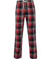 SF83 Men Tartan Lounge Pants Red / Navy colour image